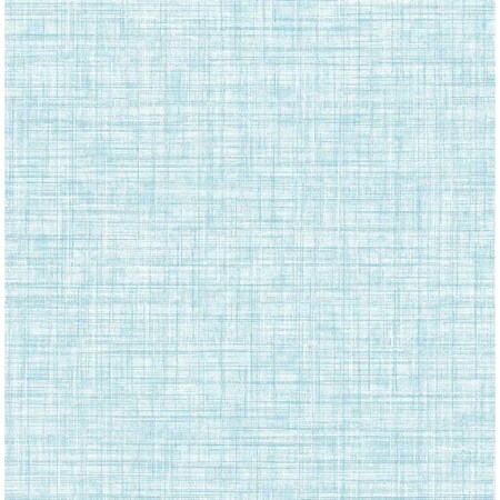 A-Street Prints Mendocino Blue Linen Wallpaper 2821-24276