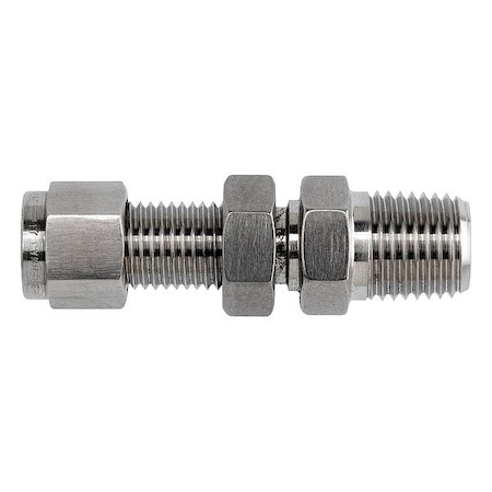 Brennan Industries Strt, SS, Comp. 3/4 in, MJIC 1/4 in NS2706-LN-12-12-SS