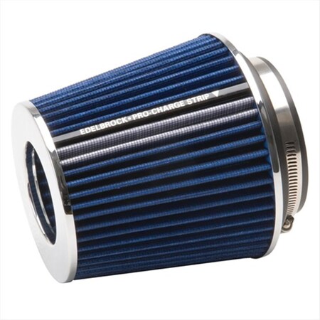 Strike3 43643 Air Filter - Blue, Chrome ST357292