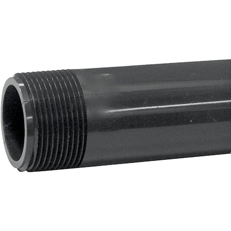 Genova LASCO 212060BC Pipe Nipple, 114 in, PVC, SCH 80 Schedule, 6 in L P-114-6