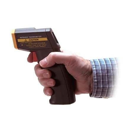 Omega IR THERMOMETER, LASER SIGHTING, TEMP RANGE: -22 F TO 1022 F, LCD W/BACKLIGHT OS543