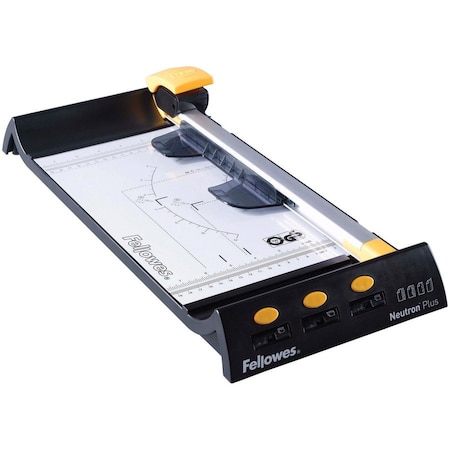 Fellowes SAFECUT LED GUIDE INDICATES CUTTING LINE WITHOUT THE USE OF HARMFUL LASERS. ENCL 5410102