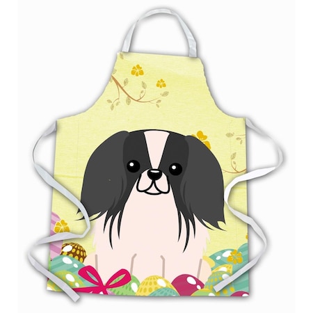 Carolines Treasures Easter Eggs Pekingnese Black & White Apron BB6105APRON