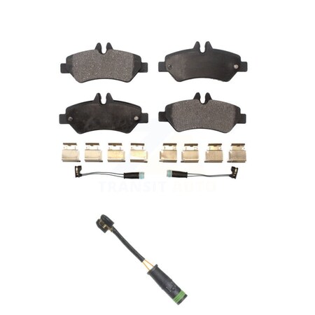 Transit Auto Rear Ceramic Disc Brake Pads And Wear Sensors Kit For