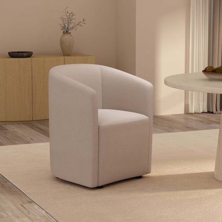 Manhattan Comfort Hearth Upholstered Armchair in Barley DC1540-1
