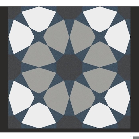 Andova Tiles SAMPLE-Monbleu Quellion 8-in. Patterned Look Matte Porcelain Floor & Wall Tile SAM-ANDMON1411