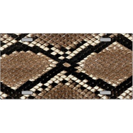 Powerhouse Snake Skin Flat Automotive License Plates Blanks for Customizing PO516387