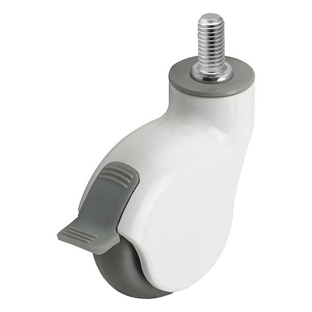 Medcaster Plate Casters, 3"dia, 110lb PGE30748-WH-MNT33(GG)B
