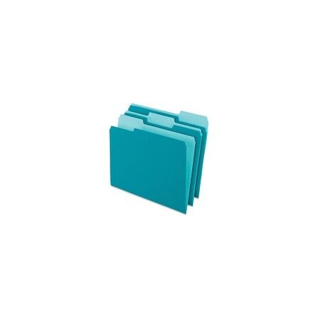 Pendaflex FOLDER, LTR, 1/3, TAB, TEA, 100PK 15213TEA