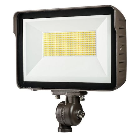 Keystone 60W LED Flood Light feat. Color Select, Rectangular Series 1 with built in photocell. 120-277V Input KT-FLED60-R1A-UNV-8CSB-VDIM /TAA