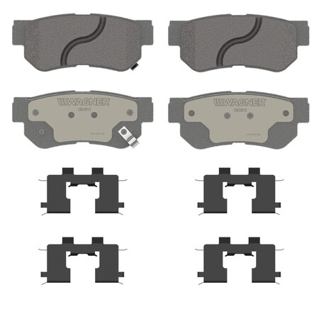 Wagner Brake OEX Rear Disc Brake Pad Set Premium Ceramic,  OEX813