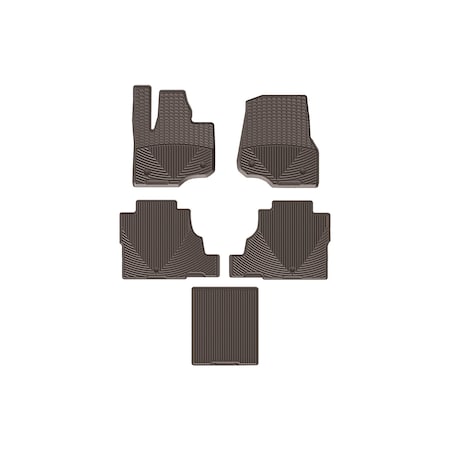 Weathertech Cocoa, Front, Rear, and Rear All Weather Floor Mats W477CO-W478CO-W480CO