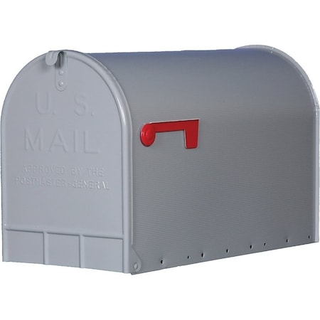Gibraltar Mailboxes Gibraltar Mailboxes ST200000 Rural Mailbox, 3175 cu-in Capacity, Galvanized Steel, Powder-Coated ST200000