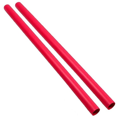 Pico Wiring Accessories Pico Single Wall Heat Shrink Tubing, 1/4in ID, Red, 6in Tubing, 4PK 8252PT