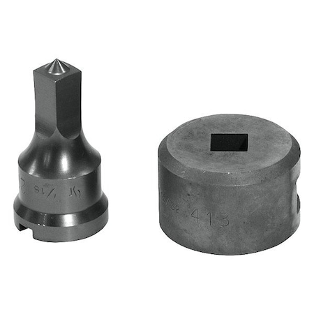 Edwards Square Punch & Die Set ED9-PDSQ7/16