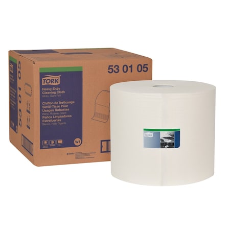 Tork Dry Wipe, Heavy, White 530105