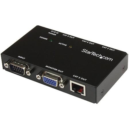 Startech.Com 4 Port VGA Over CAT5 Video Extender - 450ft (150m) ST1214T