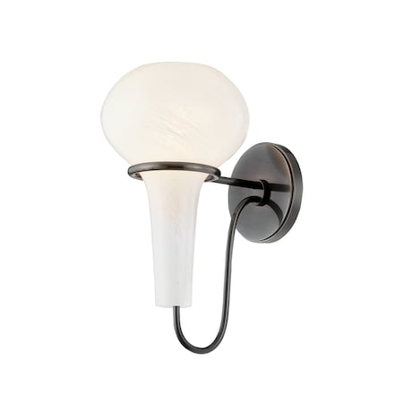 Hudson Valley Lighting Adams corner 6.75 in. Wall Sconce Black Nickel 5813-BLNK