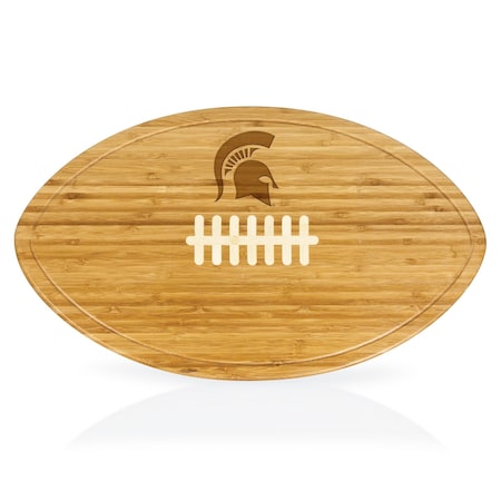 Picnic Time Family Of Brands NCAA Michigan State Spartans Kickoff Football Cheese Board - Novelty Charcuterie Board 908-00-505-353-0