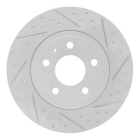 Dynamic Friction Co DFC Geoperformance Rotor - Drilled and Slotted 830-73037R
