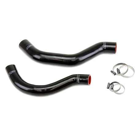 Hps Performance High Temp Reinforced Silicone Radiator Coolant Hose Kit, Black, 57-2001-BLK