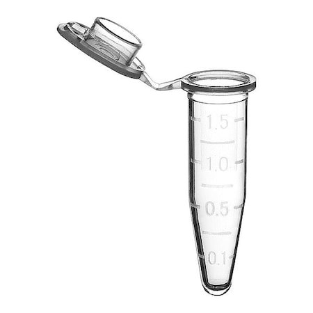 Zoro Select Microcentrifuge Tube, 0.41 in Dia, PK500 C2000