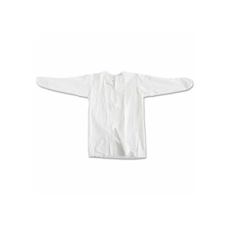 Dupont ProClean Frock with Zipper, 3X-Large, White, 30PK 251-PC271SWH3X00300B