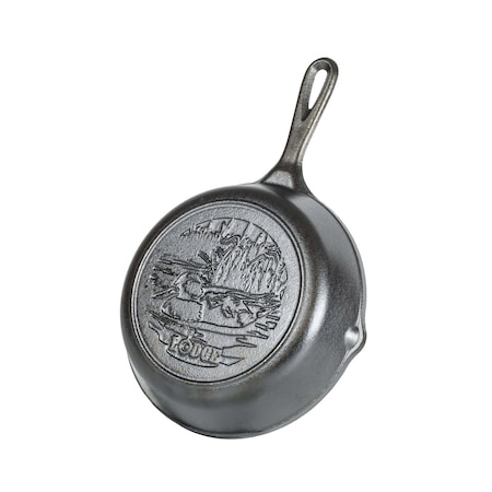 Lodge Wildlife Series 8 Inch Cast Iron Duck Skillet, 3PK L5SKWLDK