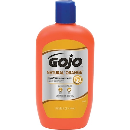 Gojo Natural Orange 14 Oz. Smooth Hand Cleaner 0947-12