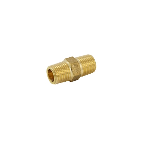 Proline Series Brass 1/8-in MIP Hex Nipple BN-714NL