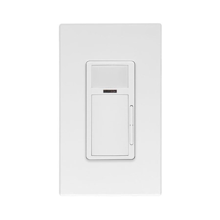 Leviton Wall Mount Sensor, , White, 1,100 sq ft, Fluorescent, LED ODP10-I1W