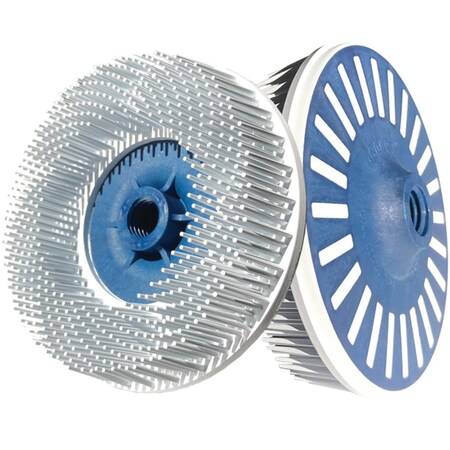 Dedeco SUNBURST 4-1/2" EZLOC WHITE 120 GRIT (A/O) 5/8"-11, 5PK 1852