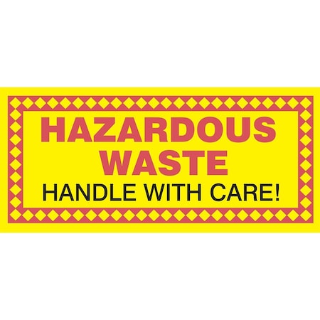 Accuform HAZARDOUS WASTE LABEL HAZARDOUS WASTE MHZW21EVP