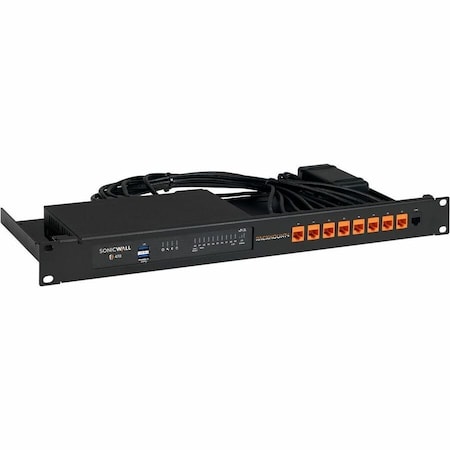 Rackmount.It Rack Shelf - For Firewall - 1U Rack Height - Rack-mountable - Jet Black RM-SW-T11