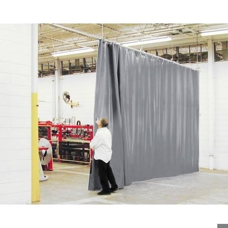 Tarps Now 10' H X 12' W In Stock Industrial Curtains, Solid Panel ICISS-1012