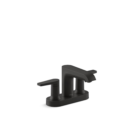 Kohler Hint Centerset bathroom sink faucet, 1.2 gpm 37894-4-BL