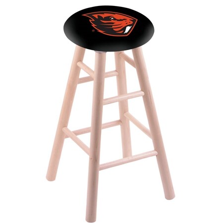 Holland Bar Stool Co Maple Bar Stool, Natural Finish, Oregon State Seat RC30MSNat