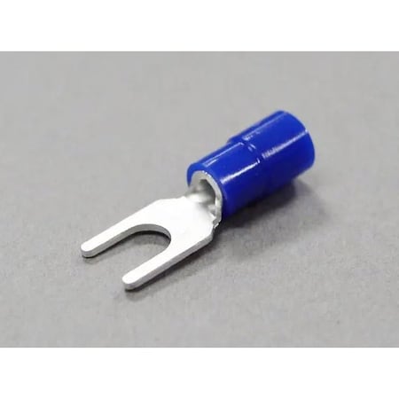 Nichifu Eco-Friendly Polycarbonate Insulated Spade Terminals, Stud 8, AWG 16-14 TMEX 2Y-4S-BLU