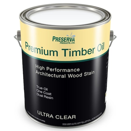 Premium Timber Oil Gal Preserva Products, Ltd. Ultra Clear High Performance Architectural Wood Stain 70101