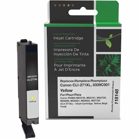 Clover Imaging Group Imaging Non-OEM New High Yield Yellow Ink Cartridge 118148