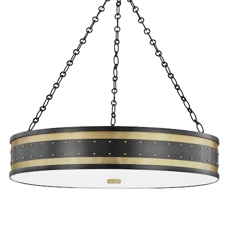 Hudson Valley Lighting Gaines 6 Light Chandelier 30 In. Aged Old Bronze 2230-AOB