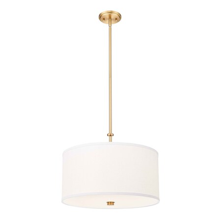 Z-Lite Linden Modern Gold 1 Light Pendant 1962P18-MGLD-LED