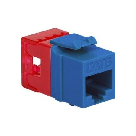 Icc Cat6 RJ45 Keystone Jack (Blue) IC1078F6BL