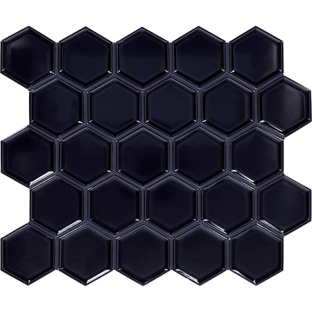 Daltile Artefino Jewel 2-1/2 in Framed Hexagon Mosaic 10.50 SQFT Per Carton, 10PK AR2021/2FRHEXGL