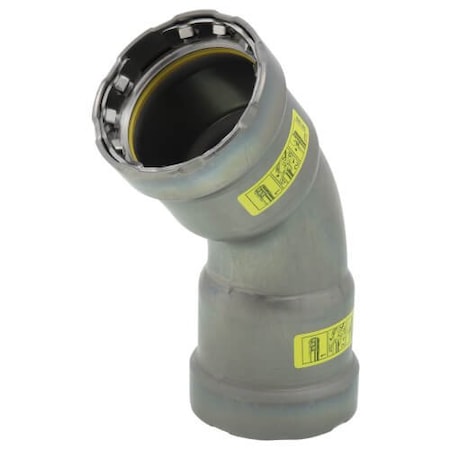 Viega MegaPressG 45 elbow P1 1.5 P2 1.5 carbon steel zinc-nickel coating 25251