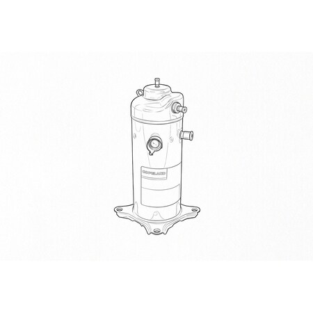 Copeland 200/230v3ph 54600btu R410A COM ZPD54K5E-TF5-830