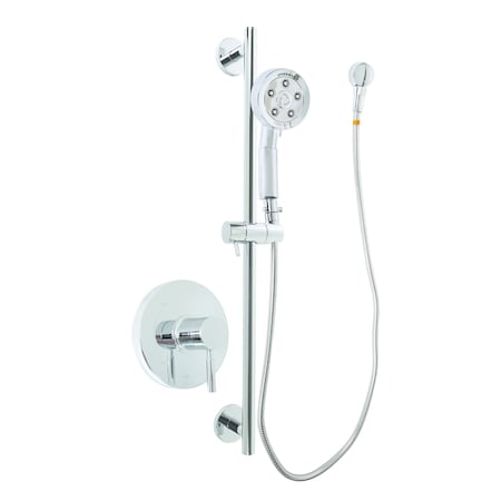 Speakman Neo Trim & Slide Bar Hand Shower Combination, Less Valve, ADA, Polished Chrome SLV-1041