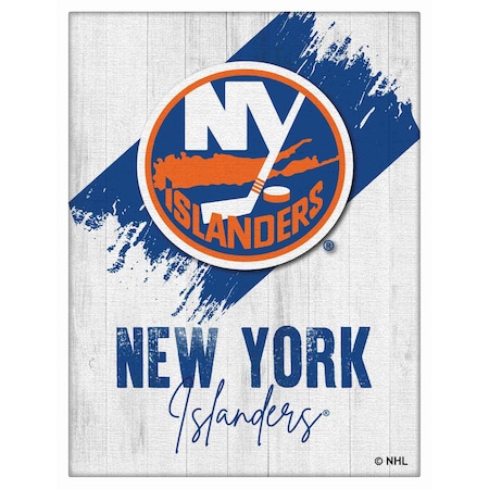 Holland Bar Stool Co New York Islanders 15 in. x 20 in. Canvas Wall Art LCnvs