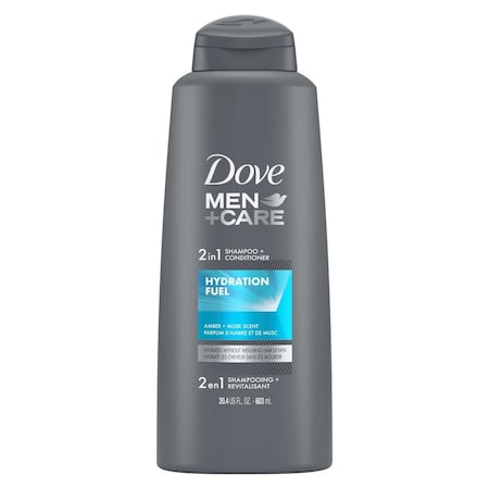 Dove Men+Care Hydration Fuel 2 in 1 Shampoo and Conditioner, 20.4 Ounce, 4PK 69776722