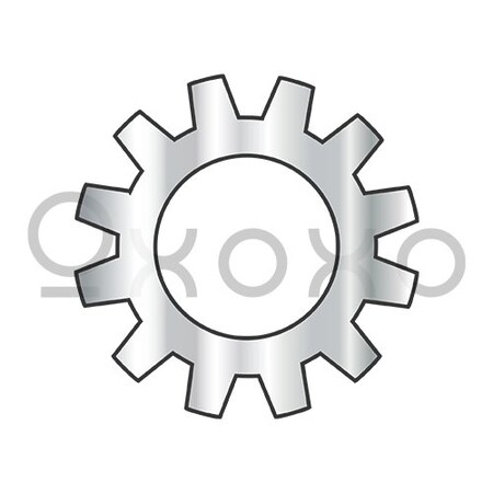 Oxoxo 2 External Tooth Lock Washer 410 Stainless Steel, 10000PK 330051